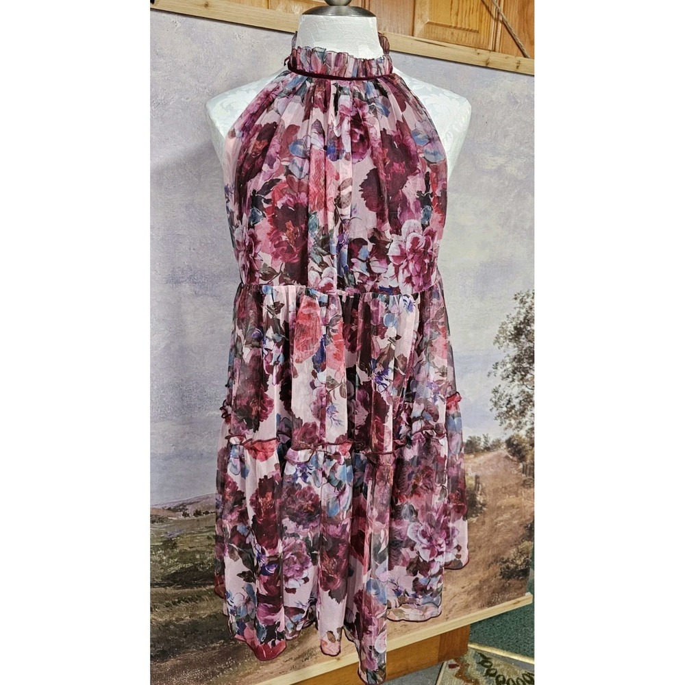 VICI Collection Women's Medium Stable Petals Mini Dress Floral Print - Picture 3 of 16